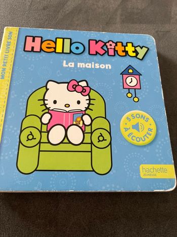 Livre sonore hello kitty la maison 