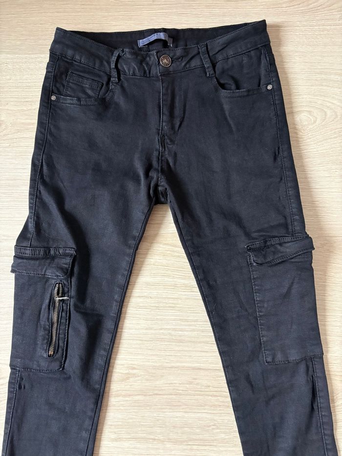 Pantalon noir style cargo - photo numéro 8