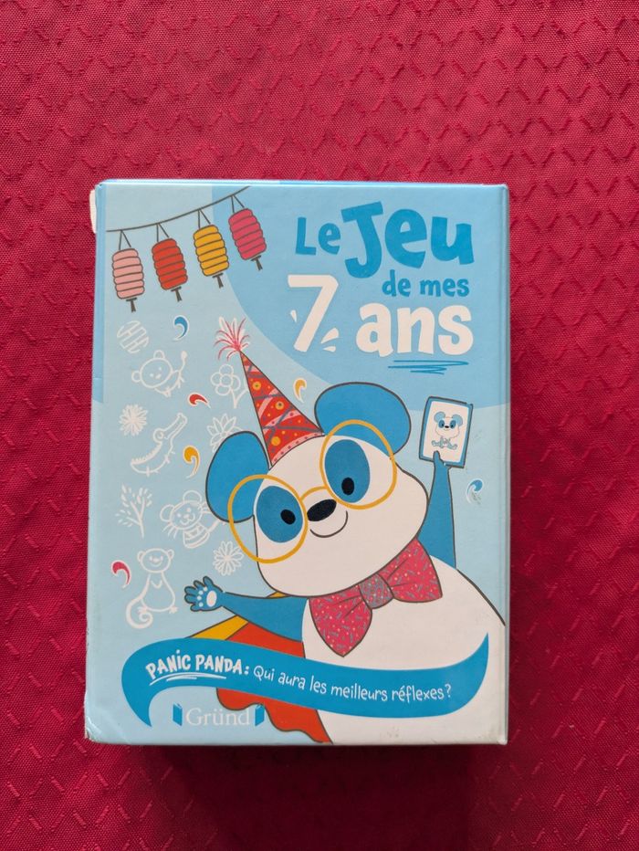 Jeu de cartes de mes 7 ans