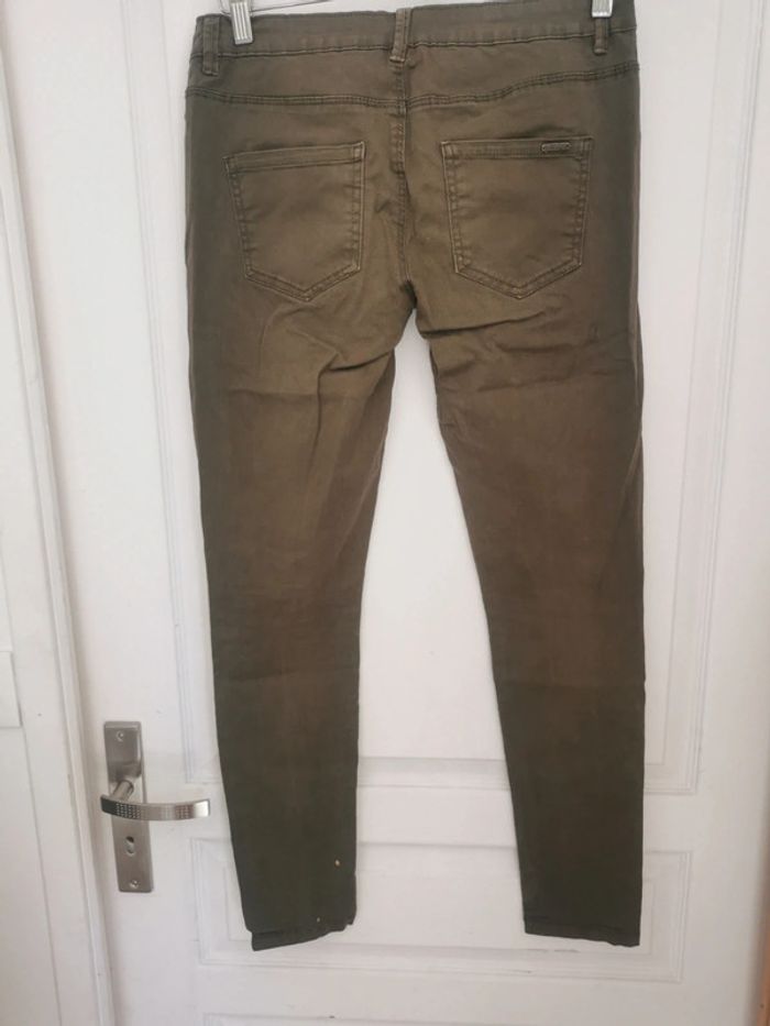 Pantalon slim kaki taille 40 bizzbee - photo numéro 2