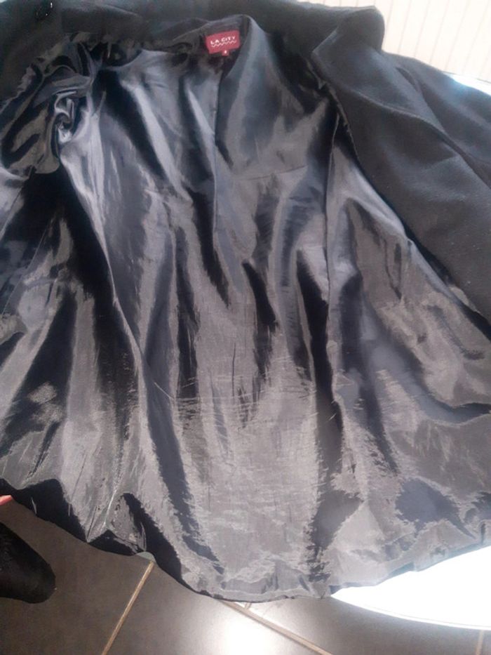 Manteau manches bouffantes La City taille 2 - photo numéro 9