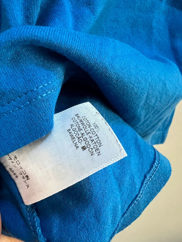 T-shirt sans manches bleu roi petit bateau 6 mois - photo numéro 4