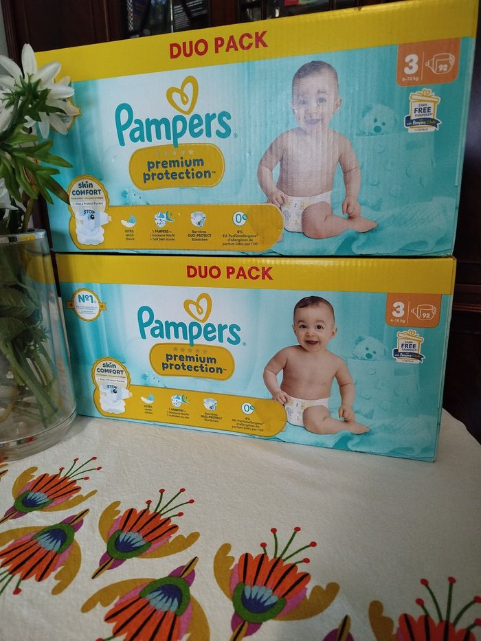 184 couche Pampers taille 3 premium protection
