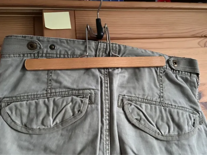 Pantalon « Pataugas «  vert kaki - photo numéro 4