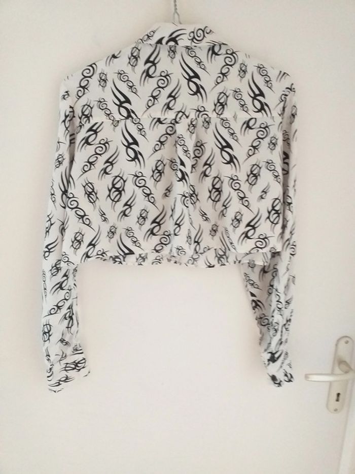 Chemisier court manches longues - photo numéro 4