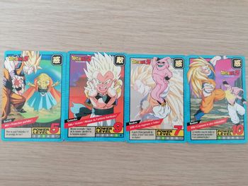 Cartes Dragon Ball z power level 