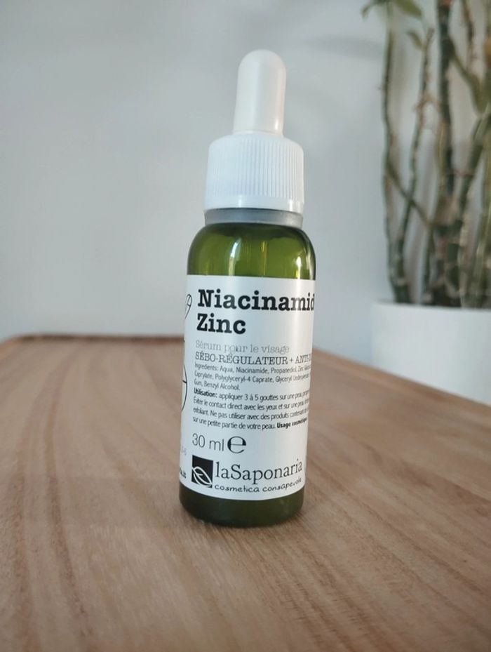 Sérum niacinamide et zinc
