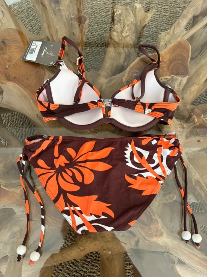 Maillot de bain 2 pièces Livia fleurs - photo numéro 5