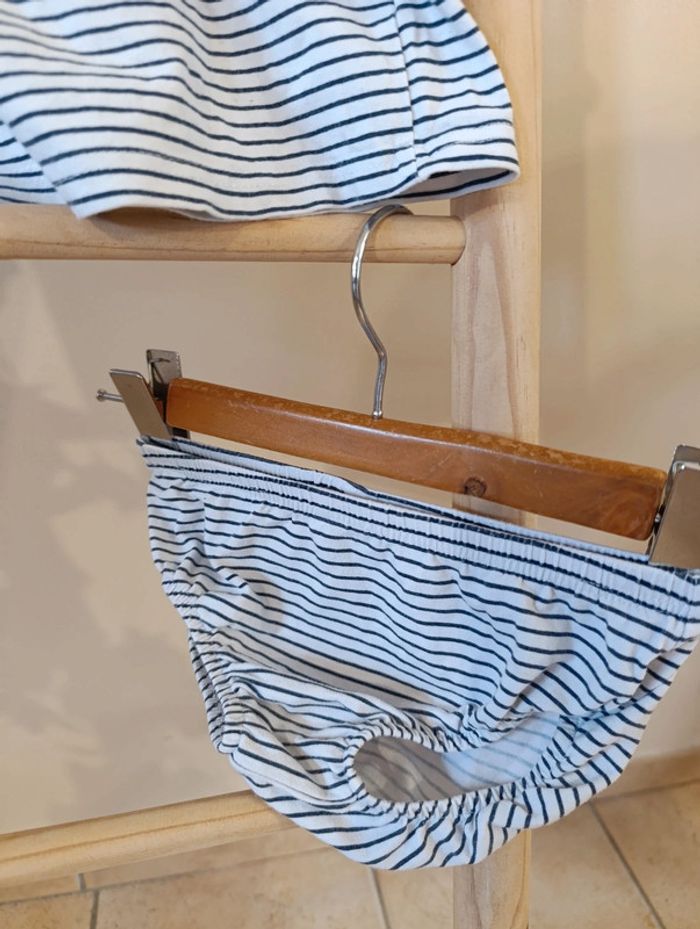 Robe avec bandeau et bloomer 12mois - photo numéro 3