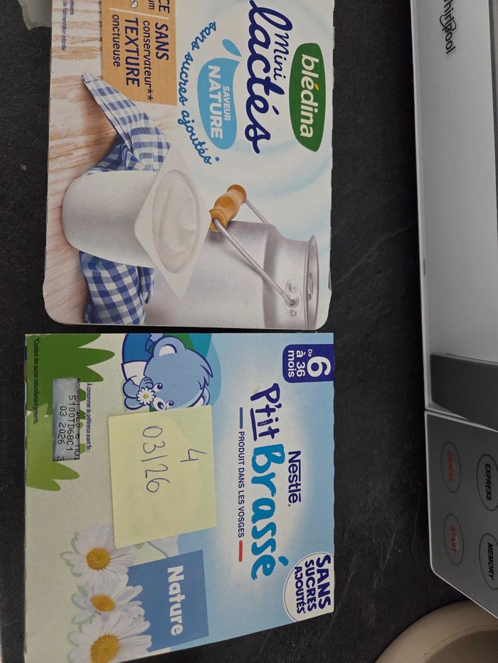 Mini lactés bledina et brassés Nestlé nature - photo numéro 2