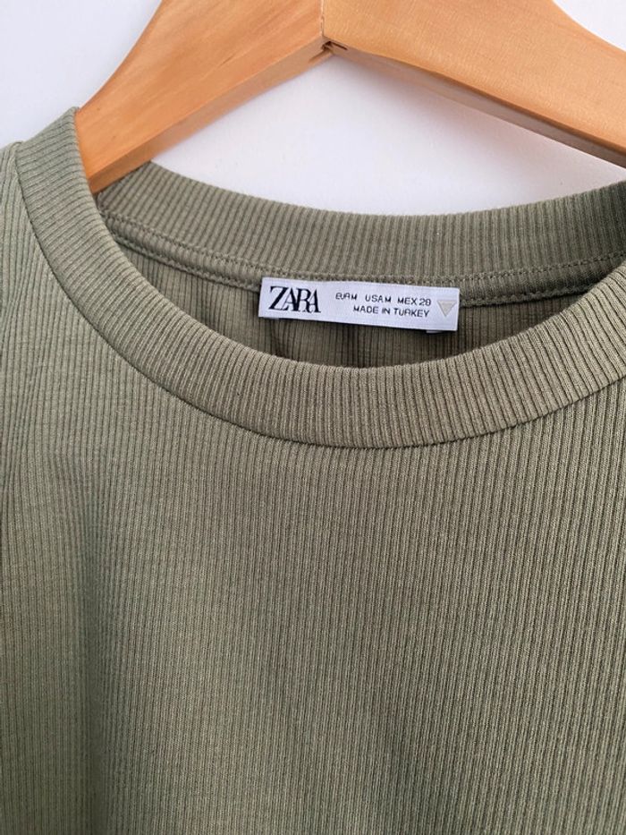 Top kaki Zara - photo numéro 2