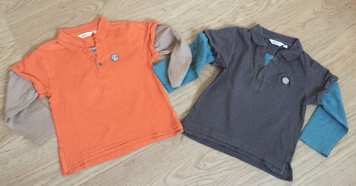 #lot Polos manches longues