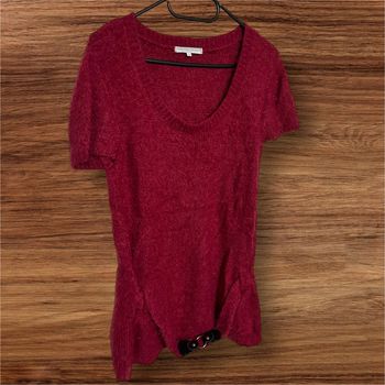 Haut pull manches courtes bordeaux Armand Thiery - 38/M