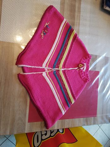 Gilet poncho 6 ans