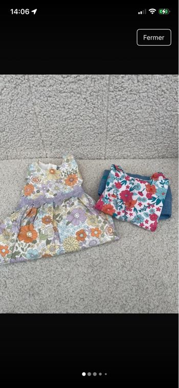 Lit deux robes été 