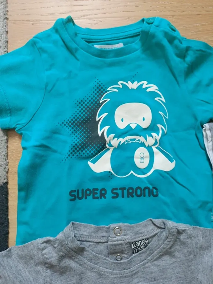 Lot tee shirt 6 mois - photo numéro 4