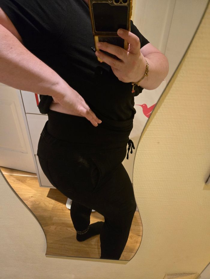 Legging de grossesse noir T.L 44-46 H&M Mama - photo numéro 10