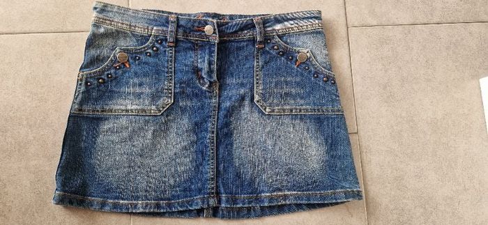 Mini jupe en jean