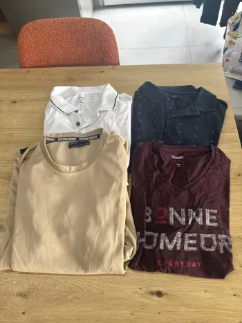Polos et t shirt taille M homme