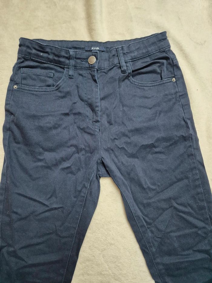 Jean's slim bleu marine 16 ans fille kiabi - photo numéro 3