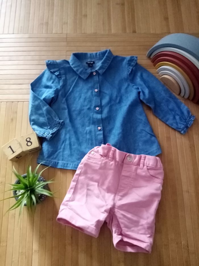 Ensemble h&m kiabi 18mois fille