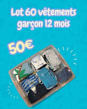 Lot 12 mois garçon