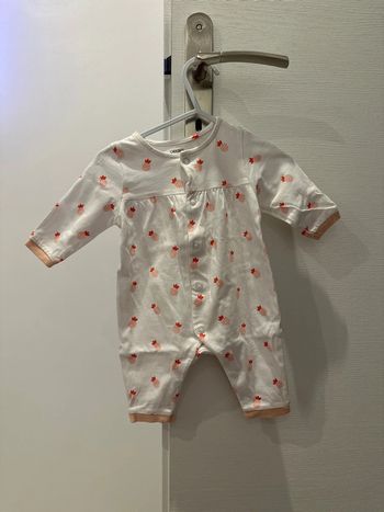 3 Pyjamas bébé fille 3 mois Obaibi et Vert baudet