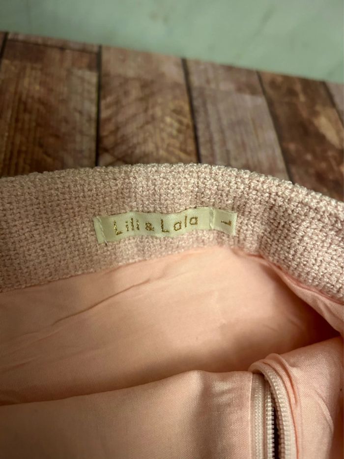 Jupe en tweed rose pâle Lili & Lala - photo numéro 5