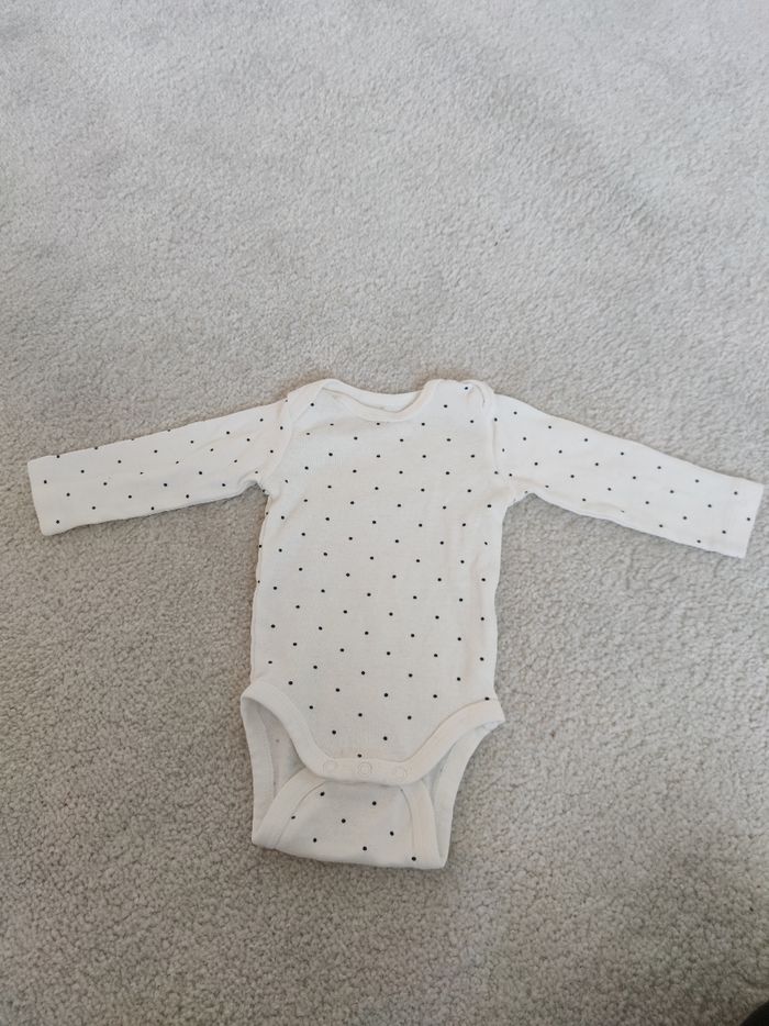 Lots de 6 bodys bébé fille - photo numéro 7