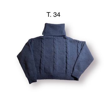 Fashion Pull Crop top noir Taille 34