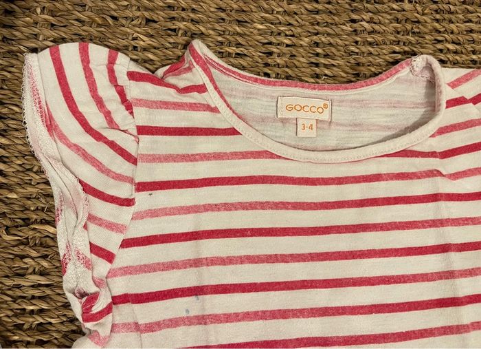 Chemise Mango haut rayé + Robe denim GAP - photo numéro 7