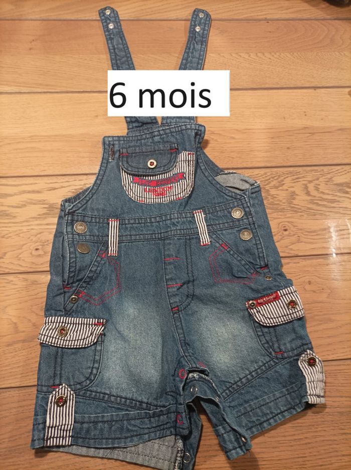 Lot n°122 Salopette short Lee cooper 6 mois