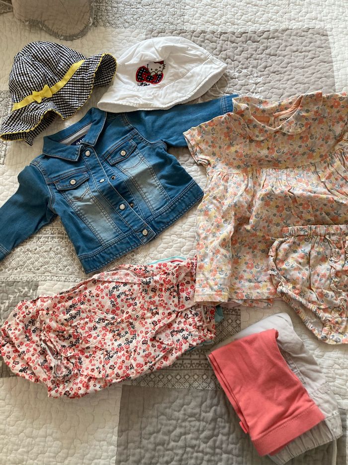 Lot vêtements fille été taille 9mois