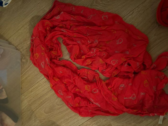 Foulard rose 3/5 ans