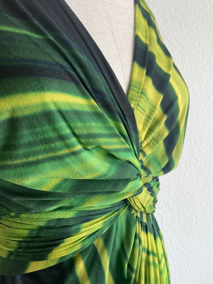 Robe verte à motif Max Mara - photo numéro 6