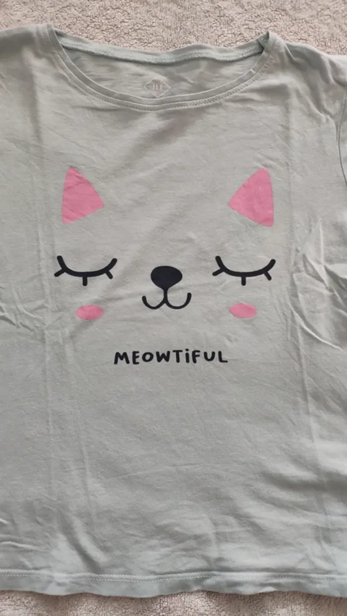 T-shirt manches courtes tex 7 8 ans - photo numéro 2