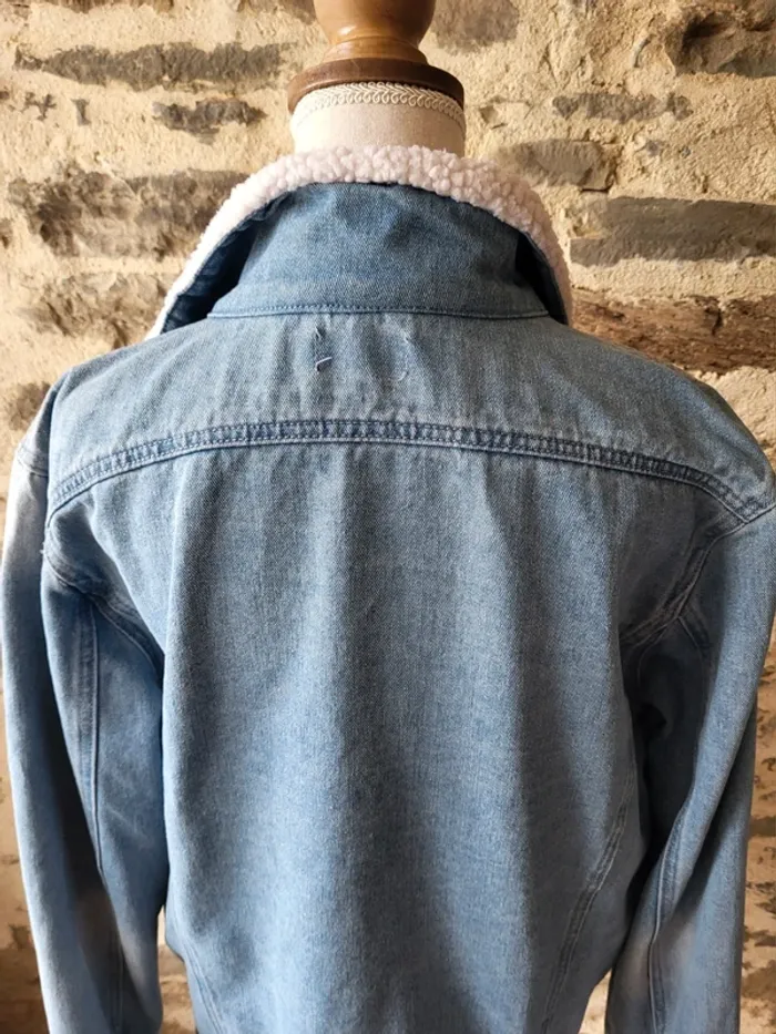 Veste en jean bleue claire Boohoo Man Taille XL ou 46 48 - photo numéro 8