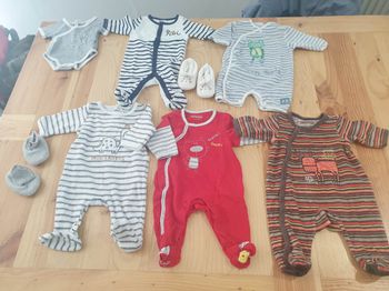 Lot pyjama 0 et 1 mois