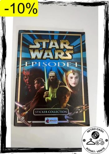 Album incomplet il manque 1 vignette Star Wars epidose 1 Merlin Lucasfilm 1999