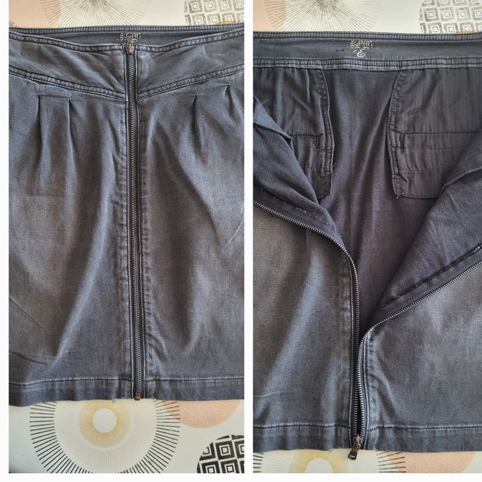 Esprit Jupe en Jean TFr38 -Gris Délavé en TBE - photo numéro 7