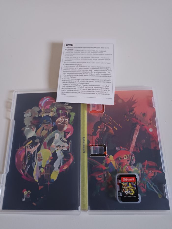 Jeu Switch Splatoon3 en très bon état - photo numéro 3