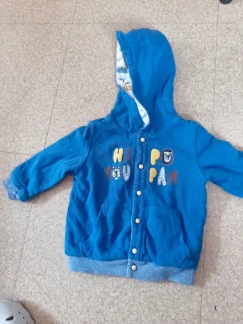 Sweat avec capuche 12 mois garçon convertible