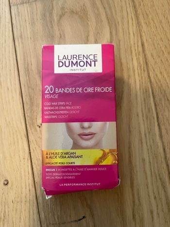 20 bandes de Cire froide / Visage 