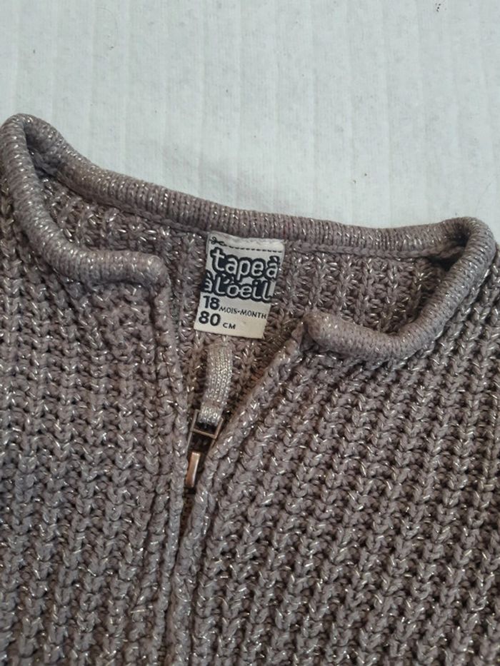 Gilet en maille Tape à l'oeil 18 mois - photo numéro 3