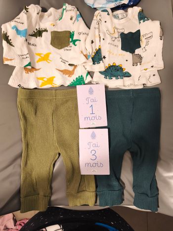 Lot de deux ensembles bébé garçon