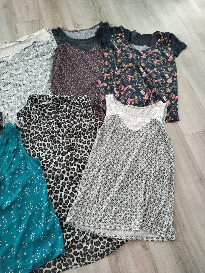 Lot tee shirt femme taille s - photo numéro 3