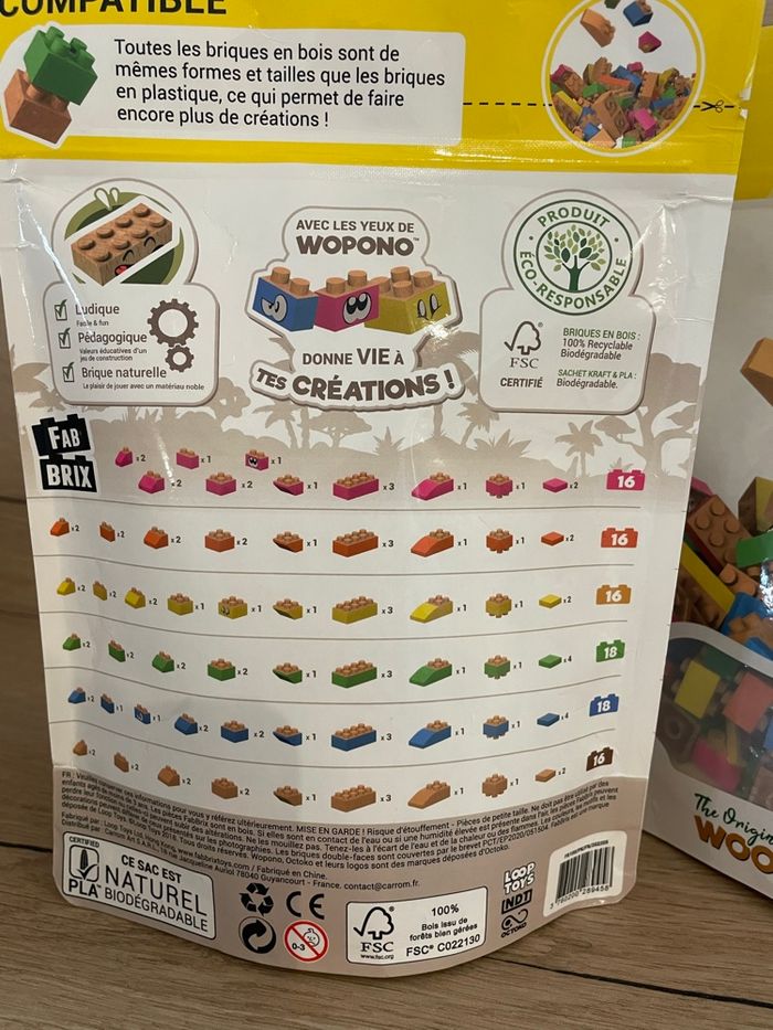 Lot Wood Blocks - Lego - photo numéro 5