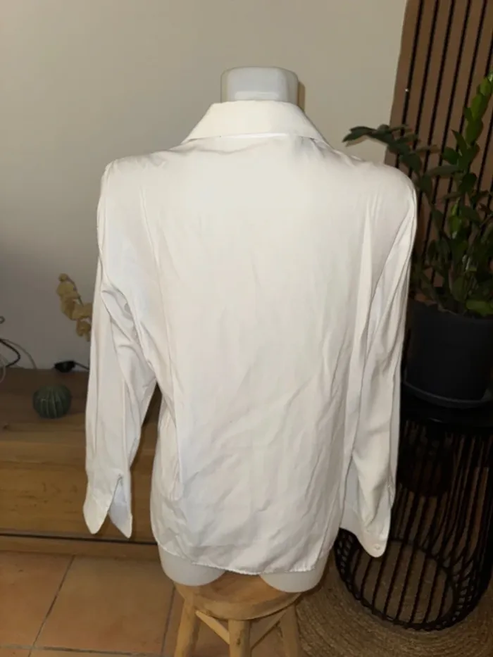Chemise blanche à motif - photo numéro 4