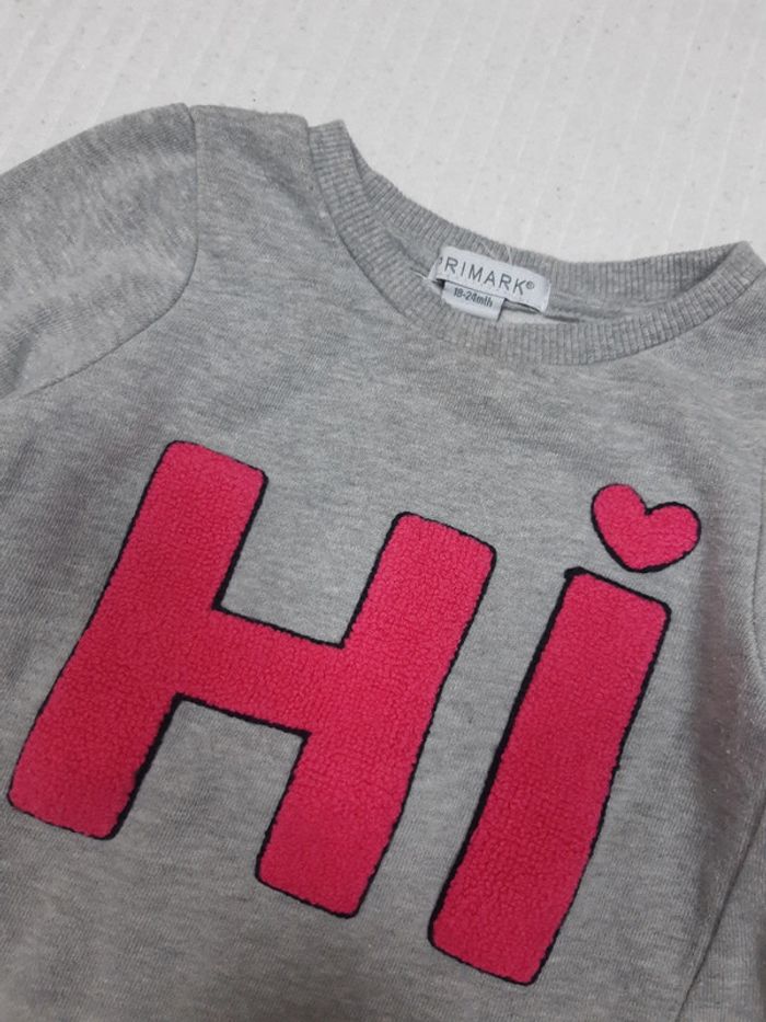 Pull gris Primark 18/24 mois - photo numéro 2