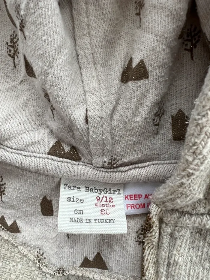 Gilet zara 9/12 mois fille - photo numéro 3